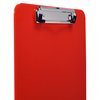 Better Office Products Plastic Clipboards, Durable, 12.5 x 9 Inch, Low Profile Clip, Red, Set of 12, 12PK 45013